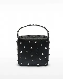 Сумка через плечо с шипами и магнитной застежкой Parfois, черный