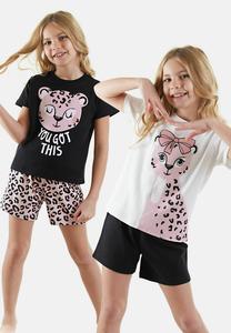 Пижама DOPPELPACK LEOPARD SET Denokids, черный