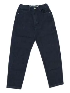 Брюки с эластичным поясом Aspesi Kids, синий