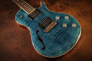 PRS SE Zach Myers 594 полуакустическая в цвете Myers Blue