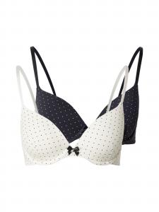 Hunkemöller Бюстгальтер-майка 'P&M' в черном, белом