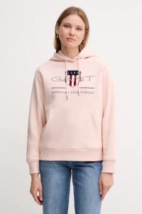 Толстовка Gant, розовый
