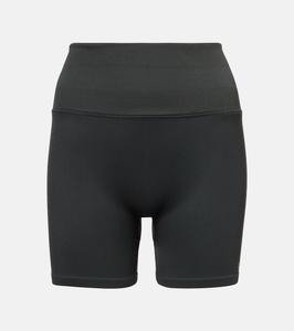 Безупречные ребристые велосипедки Favorite Alo Yoga, Charcoal Green