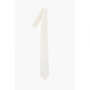 CC COLLECTION Галстук из шелкового атласа Corneliani, белый