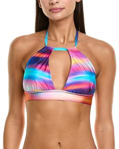 La Blanca Sunset Софт Бэнд Холтер Топ для бикини, синий