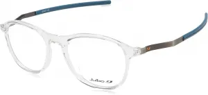 Женские повседневные солнцезащитные очки Julbo. Поляризованные квадратные солнцезащитные очки, прозрачно-синие, размер 50, Transparent/Blue