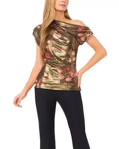 Вязаный топ Elyse со сборками Ted Baker, золотой