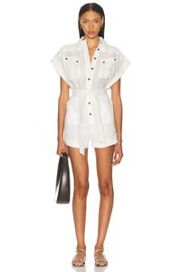 Комбинезон Rhiannon Cuffed Playsuit Zimmermann, Ivory