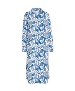 Длинное платье с карманами Mc2 Saint Barth, синий