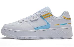 Кеды, скейтборд обувь женская низкая белый/желтый 361°