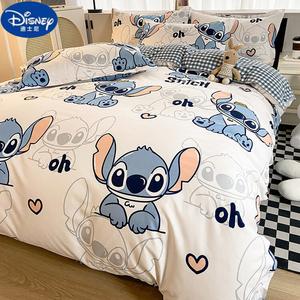 Disney Детский пододеяльник 180х220 см, цвет Stitch, для кровати 1.8 м