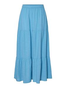 Длинная юбка Pieces, синий