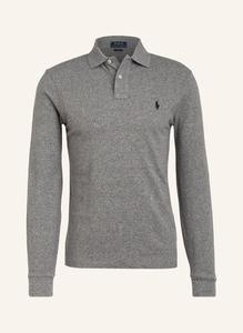 Рубашка поло POLO RALPH LAUREN Piqué Slim Fit, серый