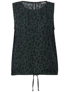 Street One Муслиновая блузка с принтом зеленого цвета