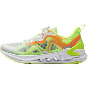 Кроссовки для бега для детей начальной школы LINING YOUNG, зеленый/оранжевый