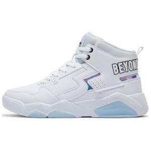 361° Скользостойкие износостойкие высокие скейтборд кроссовки Women's White Blue