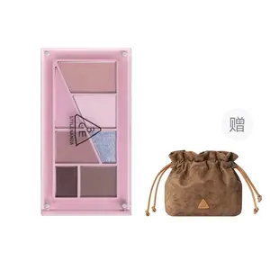 Палитра теней для век легко растушевывается натуральные матовые оттенки подчеркивают глаза 3CE