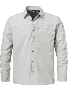 Schöffel Рубашка на пуговицах 'Maghera' комфортного кроя в светло-сером цвете