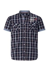 Рубашка с коротким рукавом BERTY JAN VANDERSTORM, темно-синий