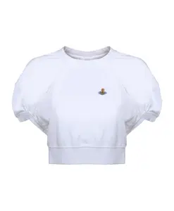 Футболка с логотипом Orb Vivienne Westwood, белый