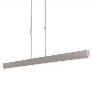 Подвесной светильник Steinhauer Zelena Typ B, алюминий - 3 пламени - серебристый