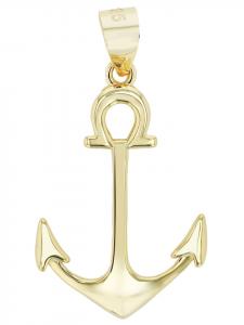 Adeliás Кулон унисекс из серебра 925 пробы с золотым покрытием