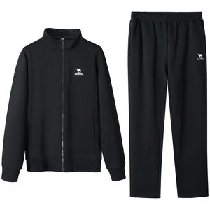 Urban Function Series мужская повседневная спортивная одежда с воротником стойкой CAMEL, clothing sets (phantom черный top+phantom черный pants)