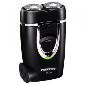 Электрическая бритва PS182 для всего тела, моющаяся, с двойным лезвием, независимой плавающей головкой, мощная, миниатюрная портативная POREE