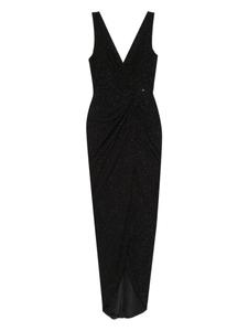 Платье макси с блестками NISSA, черный