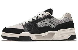 ANTA Flame 5.0 противоскользящие низкие скейтерские кроссовки мужские черно-белые, цвет Black White