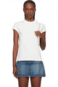 Courrèges Белая футболка оверсайз