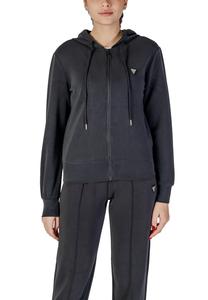 Толстовка женская GUESS на молнии с капюшоном, темно-серый