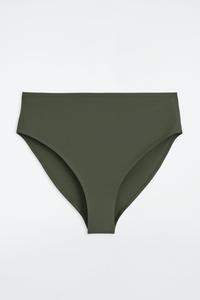 Неопреновый низ бикини с высокой талией COS, хаки