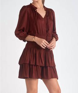 Платье Neve в кирпиче ELAN, цвет brick