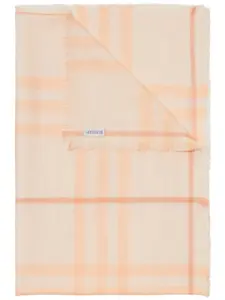 Двусторонний шарф в клетку BURBERRY, розовый