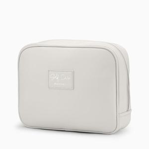 Женская дорожная косметичка большая вместительная на молнии PUCCINI бежевого цвета QML008-6B