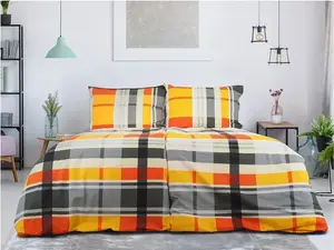 Постельное белье из хлопка перкаль ORANGE KUBE разноцветное Размеры постельного белья: 70 x 90 см | 140 x 200 см TEXTILOMANIE