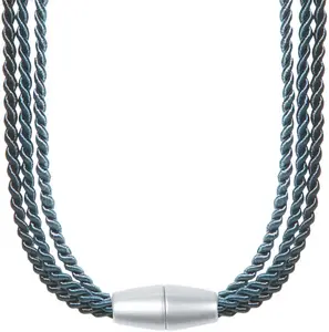 Завязка Gerster "Jana", (1 шт.), с магнитной застежкой 1,5х65х5 см, светло-голубой/темно-синий/дымчато-синий