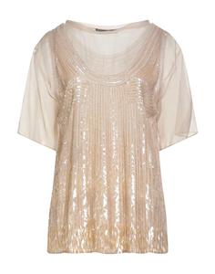 Топ Alberta Ferretti, песочный