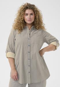 Блузка на пуговицах STRIPED Kaffe Curve, темно-синий