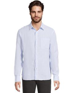 Рубашка Faherty Laguna Linen Shirt, цвет Summer Classic Stripe