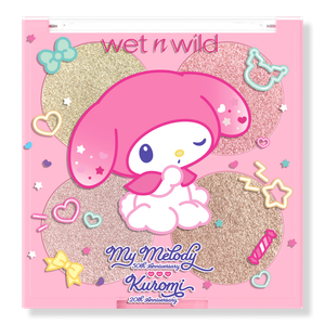 Румяна Kuromi Anniversary Blush & Highlighter Quad Wet n Wild, my sweet glow