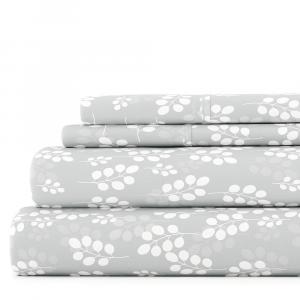 Комплект постельного белья с цветочным принтом Home Collection, цвет Gray Wheatfield