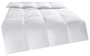 Одеяло из синтетики для дома "Taylore, пуховое одеяло 135х200 см", нормальное, наполнитель полиэстер, чехол 100% хлопок, (1 шт.), пуховые одеяла, лето, зима, 4 сезона, одеяло Home affaire, белый