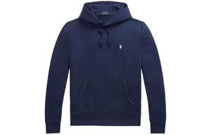 Лупбек флисовая толстовка с капюшоном Polo Ralph Lauren, синий
