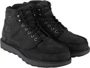 Мужские кожаные мотоциклетные ботинки KLIM Black Jak GTX | Gore-Tex|, Gunmetal Black