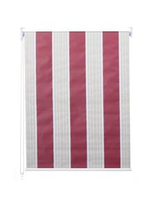 MCW Рулонная штора D52, красно-бело-бежевая