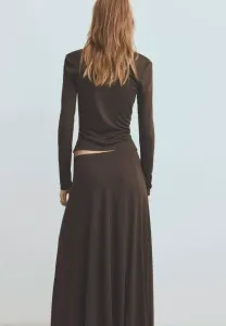 Топ с длинными рукавами Mango, Brown