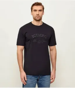 Футболка regular fit Iceberg, черный