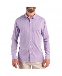 Длинная рубашка с длинными рукавами Cutter & Buck, College purple/white